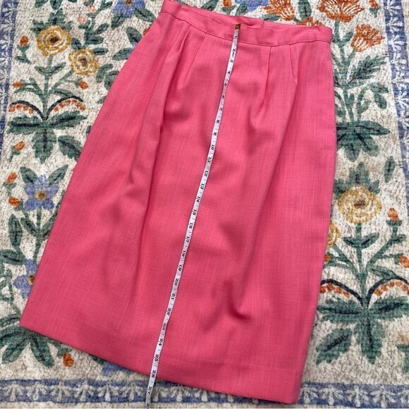 Vintage Gilmor Suit Blazer and Skirt Women’s Pink Barbie Career Fully Lined 10 - Picture 10 of 12